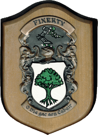 image of the finerty family crest